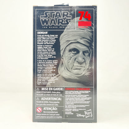 Vintage Hasbro Star Wars Black Series Sealed Figures Dengar #74 - Hasbro Black Series (2018)