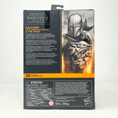 Vintage Hasbro Star Wars Black Series Sealed Figures Din Djarin and The Child (Deluxe) MAN 05 - Hasbro Black Series (2020)