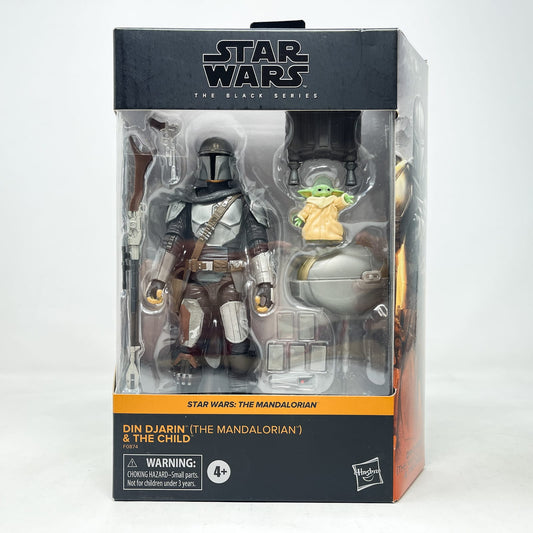 Vintage Hasbro Star Wars Black Series Sealed Figures Din Djarin and The Child (Deluxe) MAN 05 - Hasbro Black Series (2020)