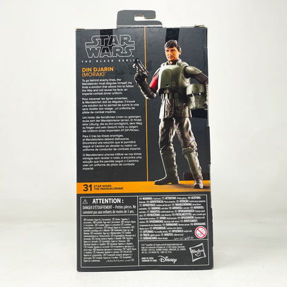 Vintage Hasbro Star Wars Black Series Sealed Figures Din Djarin (Morak) MAN #31 - Hasbro Black Series (2023)