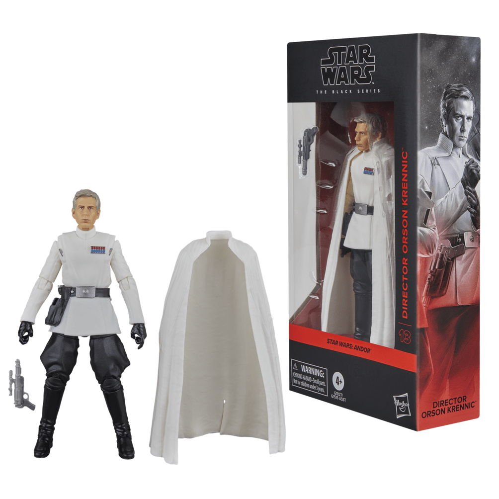 Vintage Hasbro Star Wars Black Series Sealed Figures Director Orson Krennic - ANDOR #13 - Black Series Hasbro Star Wars