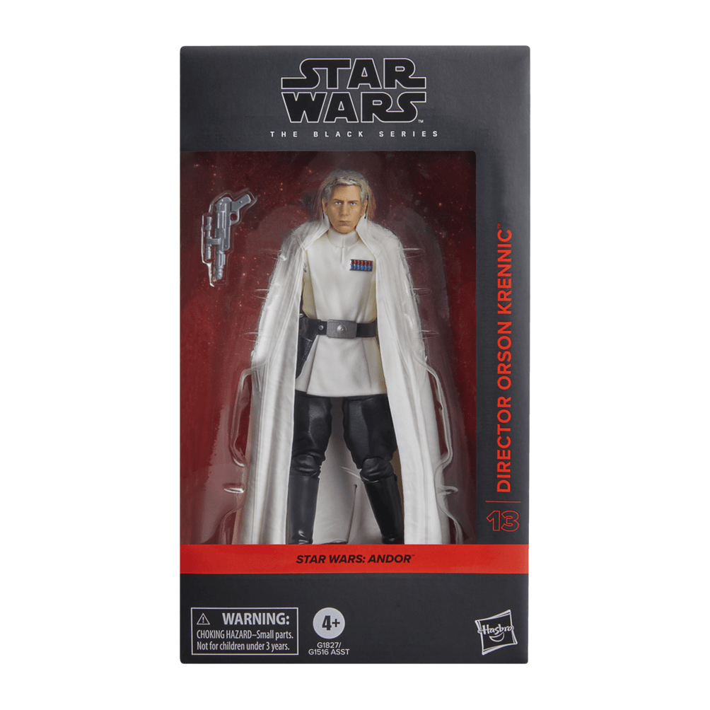 Vintage Hasbro Star Wars Black Series Sealed Figures Director Orson Krennic - ANDOR #13 - Black Series Hasbro Star Wars