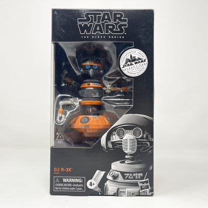 Vintage Hasbro Star Wars Black Series Sealed Figures DJ R-3X Galaxy's Edge - Hasbro Black Series (2020)