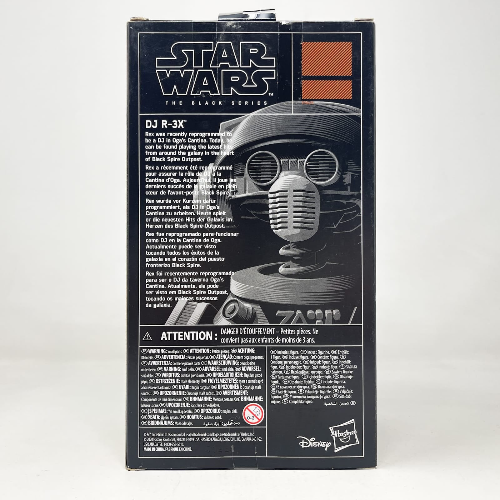 Vintage Hasbro Star Wars Black Series Sealed Figures DJ R-3X Galaxy's Edge - Hasbro Black Series (2020)
