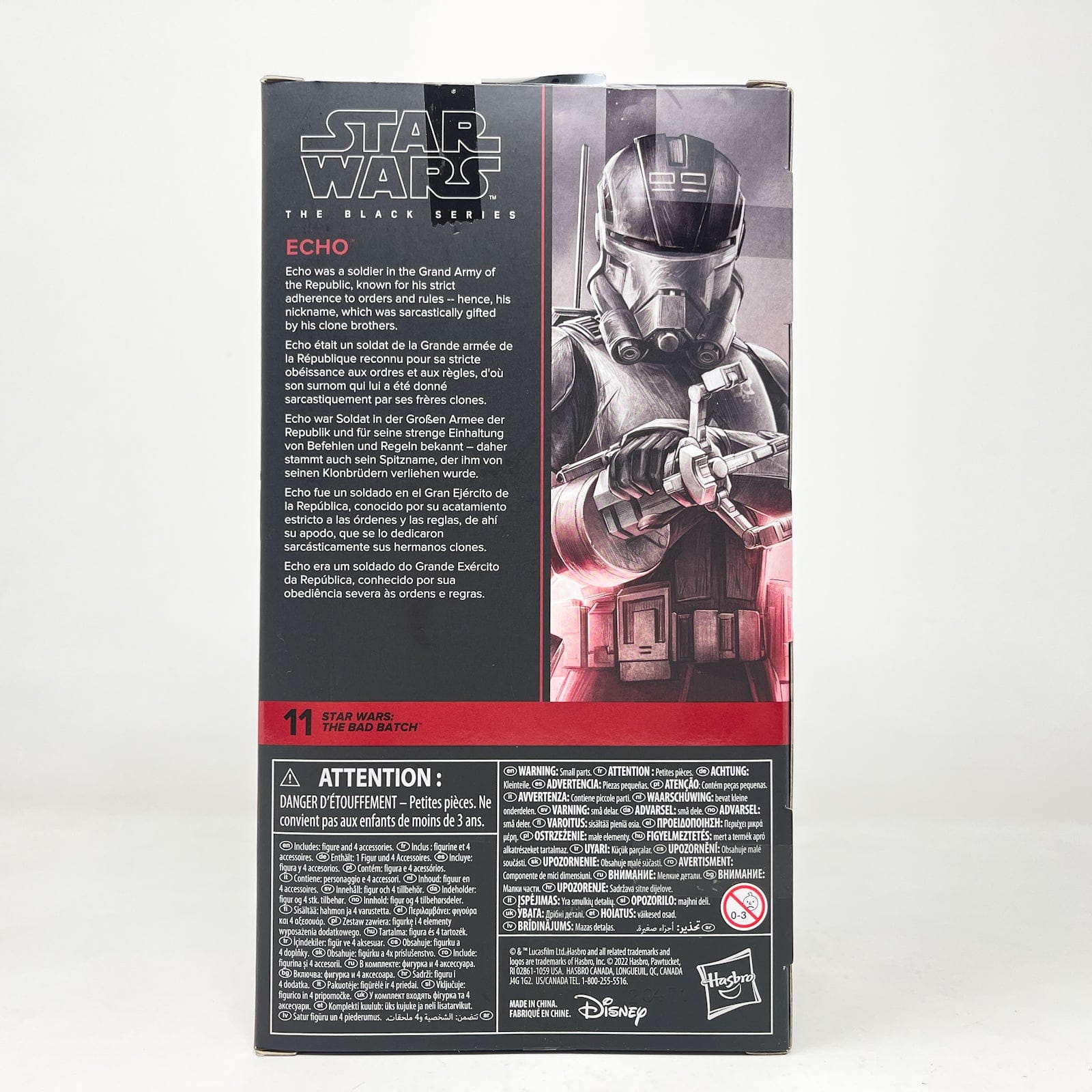 Vintage Hasbro Star Wars Black Series Sealed Figures Echo (Bad Batch) BB 11 - Hasbro Black Series (2022)