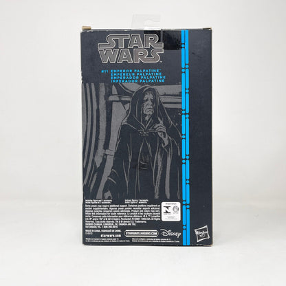 Vintage Hasbro Star Wars Black Series Sealed Figures Emperor Palpatine #11 (2015) Blue Line - Black Series Hasbro Star Wars Action Figure