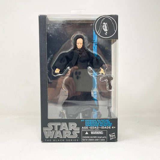 Vintage Hasbro Star Wars Black Series Sealed Figures Emperor Palpatine #11 (2015) Blue Line - Black Series Hasbro Star Wars Action Figure