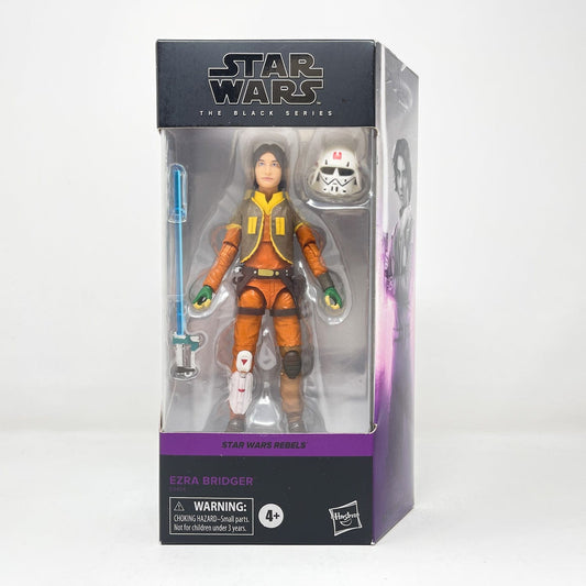 Vintage Hasbro Star Wars Black Series Sealed Figures Ezra Bridger (Rebels) REB 03 (2020) - Black Series Hasbro Star Wars Action Figure