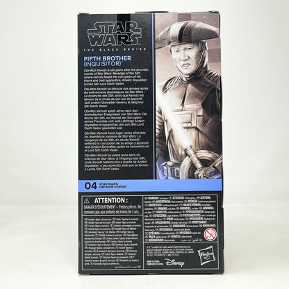 Vintage Hasbro Star Wars Black Series Sealed Figures Fifth Brother (Inquisitor) OBI 04 - Hasbro Black Series (2022)