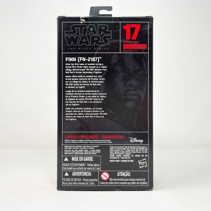Vintage Hasbro Star Wars Black Series Sealed Figures Finn (FN-2187) #17 - Hasbro Black Series (2015)