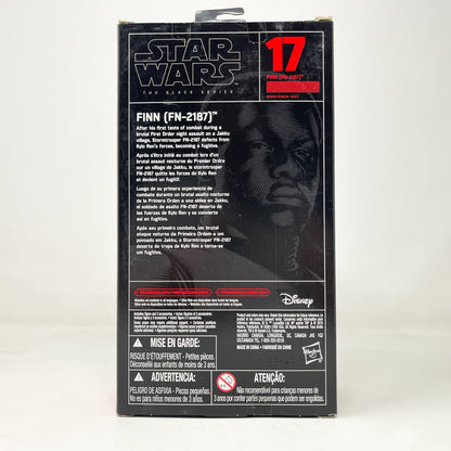 Vintage Hasbro Star Wars Black Series Sealed Figures Finn (FN-2187) #17 - Hasbro Black Series (2015)