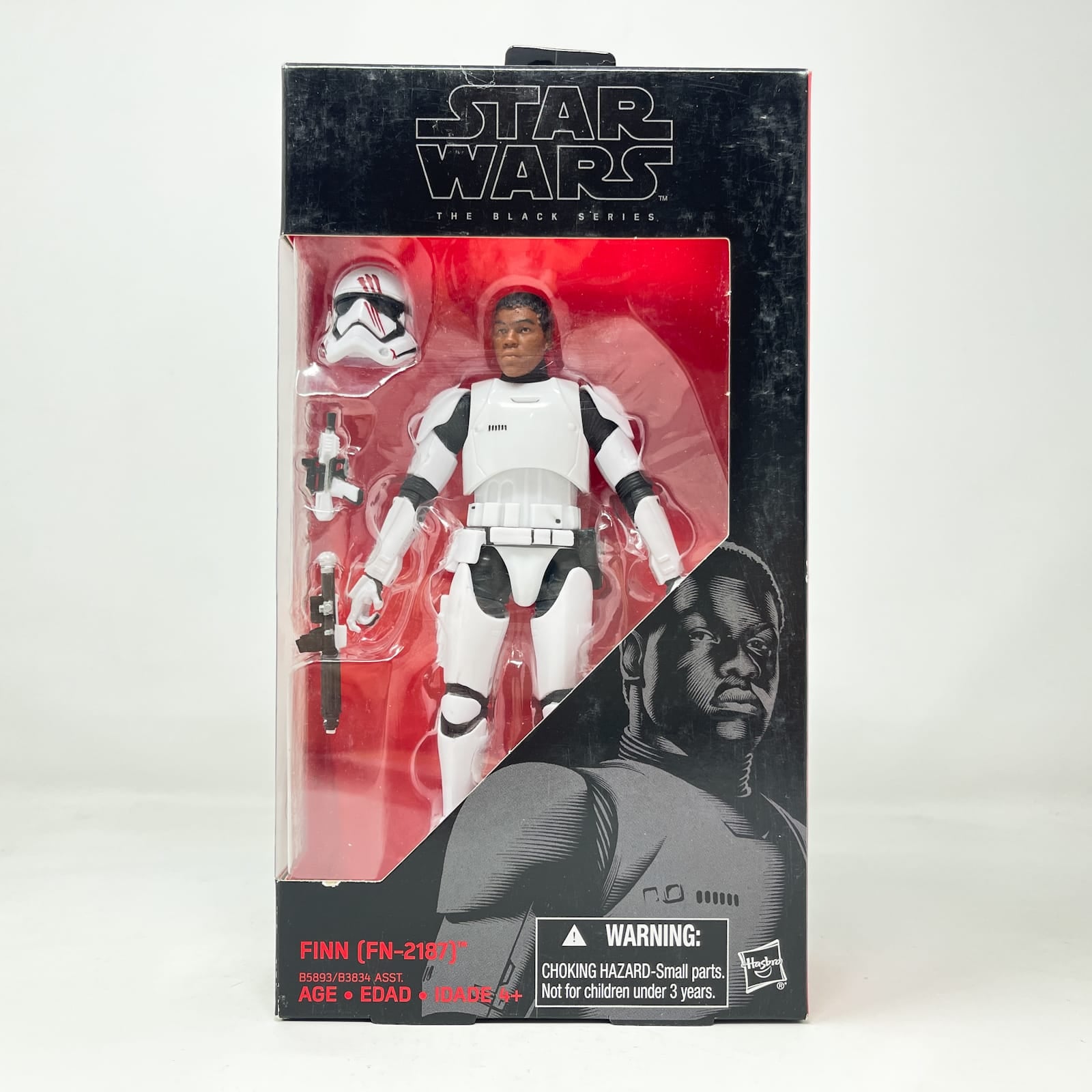 Vintage Hasbro Star Wars Black Series Sealed Figures Finn (FN-2187) #17 - Hasbro Black Series (2015)