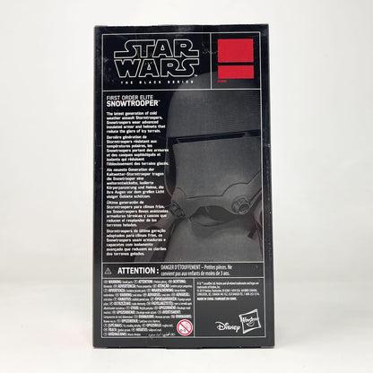 Vintage Hasbro Star Wars Black Series Sealed Figures First Order Elite Snowtrooper - Hasbro Black Series (2019)