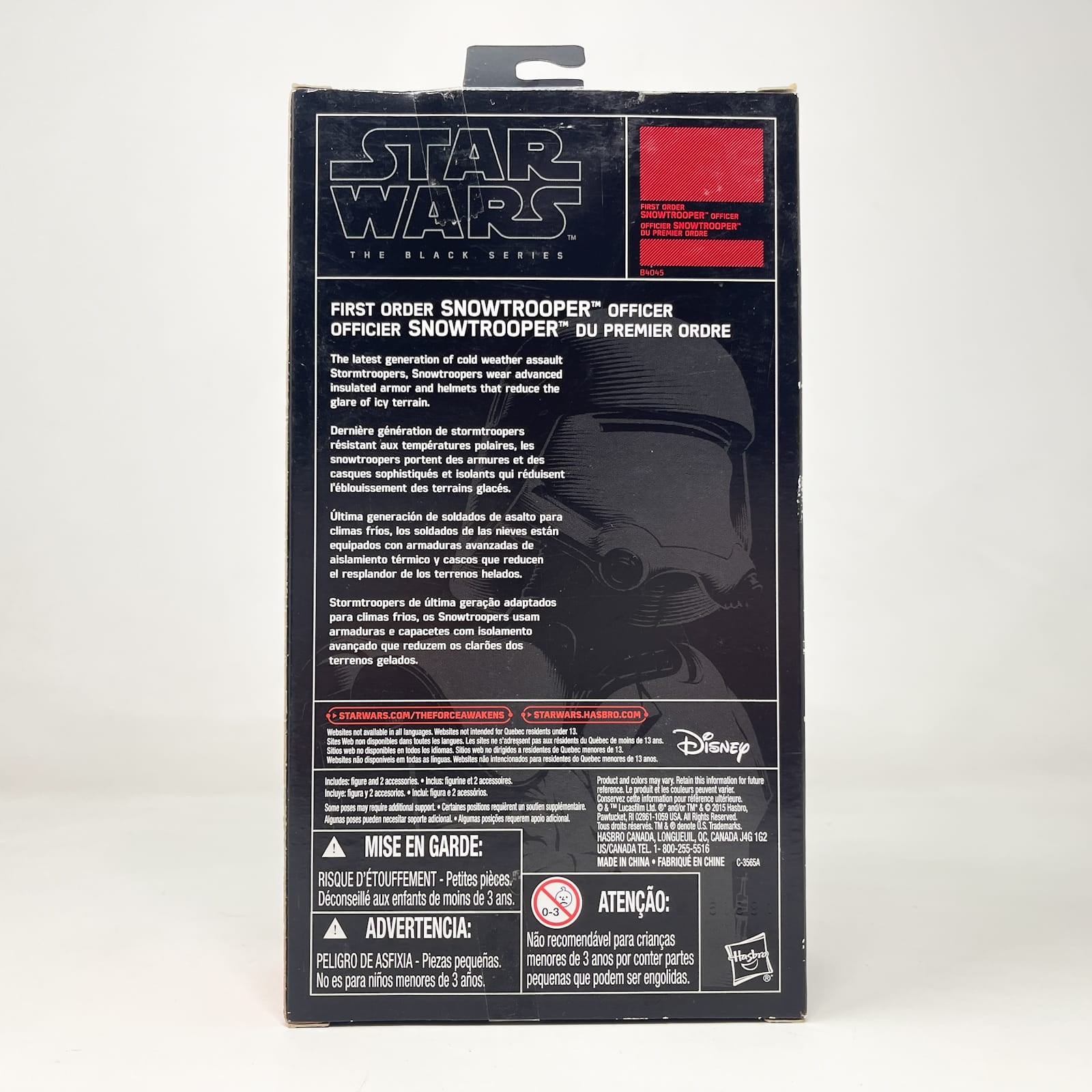 Vintage Hasbro Star Wars Black Series Sealed Figures First Order Snowtrooper Officer - Hasbro Black Series (2015)