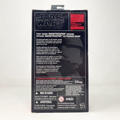 Vintage Hasbro Star Wars Black Series Sealed Figures First Order Snowtrooper Officer - Hasbro Black Series (2015)