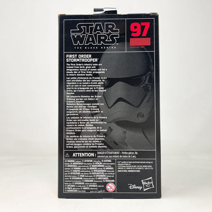 Vintage Hasbro Star Wars Black Series Sealed Figures First Order Stormtrooper #97 - Hasbro Black Series (2019)