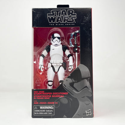 Vintage Hasbro Star Wars Black Series Sealed Figures First Order Stormtrooper Executioner - Hasbro Black Series (2017)