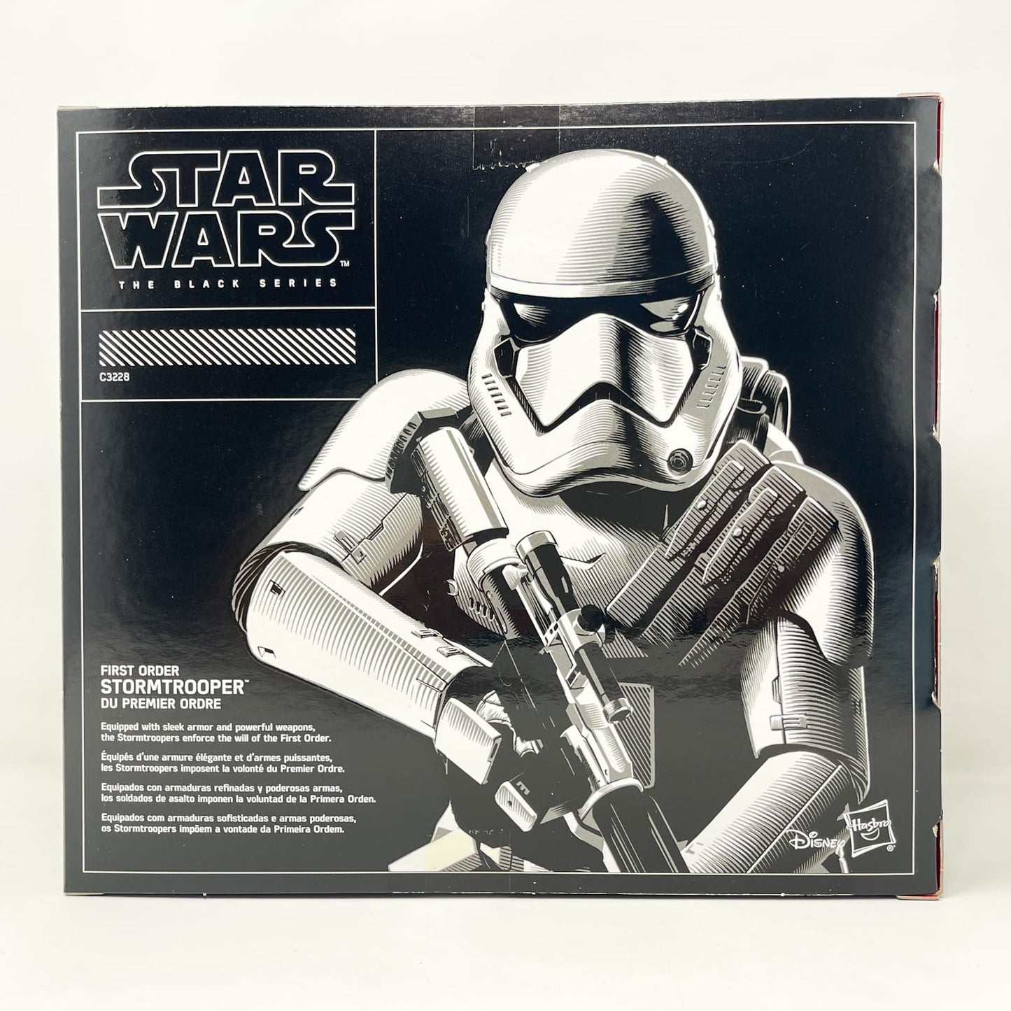Vintage Hasbro Star Wars Black Series Sealed Figures First Order Stormtrooper with Gear - Amazon - Hasbro Black Series (2015)