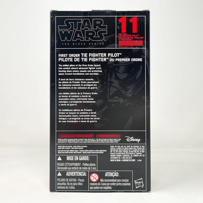Vintage Hasbro Star Wars Black Series Sealed Figures First Order TIE Fighter Pilot #11 - Hasbro Black Series (2015)