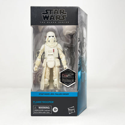 Vintage Hasbro Star Wars Black Series Sealed Figures Flametrooper (Fallen Order) GG 03 - Black Series Hasbro Star Wars Action Figure
