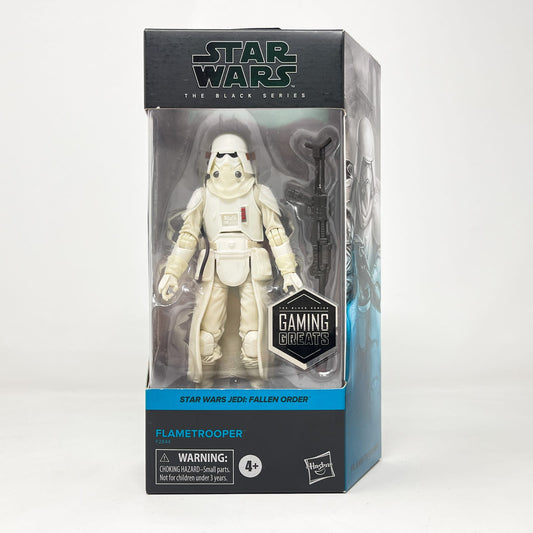 Vintage Hasbro Star Wars Black Series Sealed Figures Flametrooper (Fallen Order) GG 03 - Hasbro Black Series (2021)