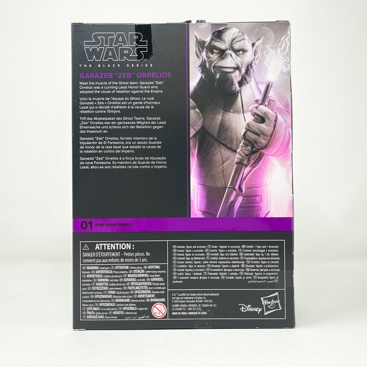 Vintage Hasbro Star Wars Black Series Sealed Figures Garazeb (Zeb) Orrelios (Deluxe) REB 01 - Black Series Hasbro Star Wars Action Figure