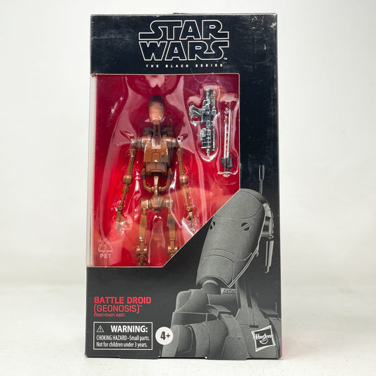 Vintage Hasbro Star Wars Black Series Sealed Figures Geonosis Battle Droid #108 - Hasbro Black Series (2020)