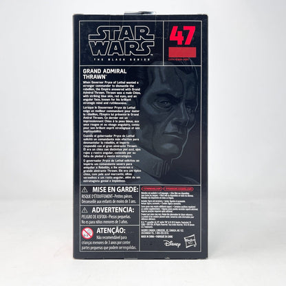Vintage Hasbro Star Wars Black Series Sealed Figures Grand Admiral Thrawn #47 - Black Series Hasbro Star Wars Action Figure