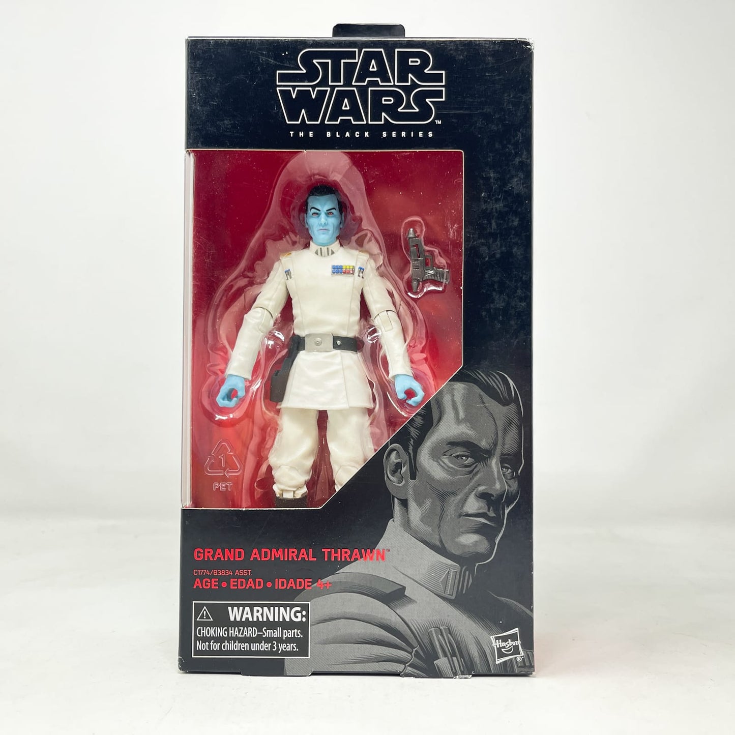 Vintage Hasbro Star Wars Black Series Sealed Figures Grand Admiral Thrawn #47 - Hasbro Black Series (2017)