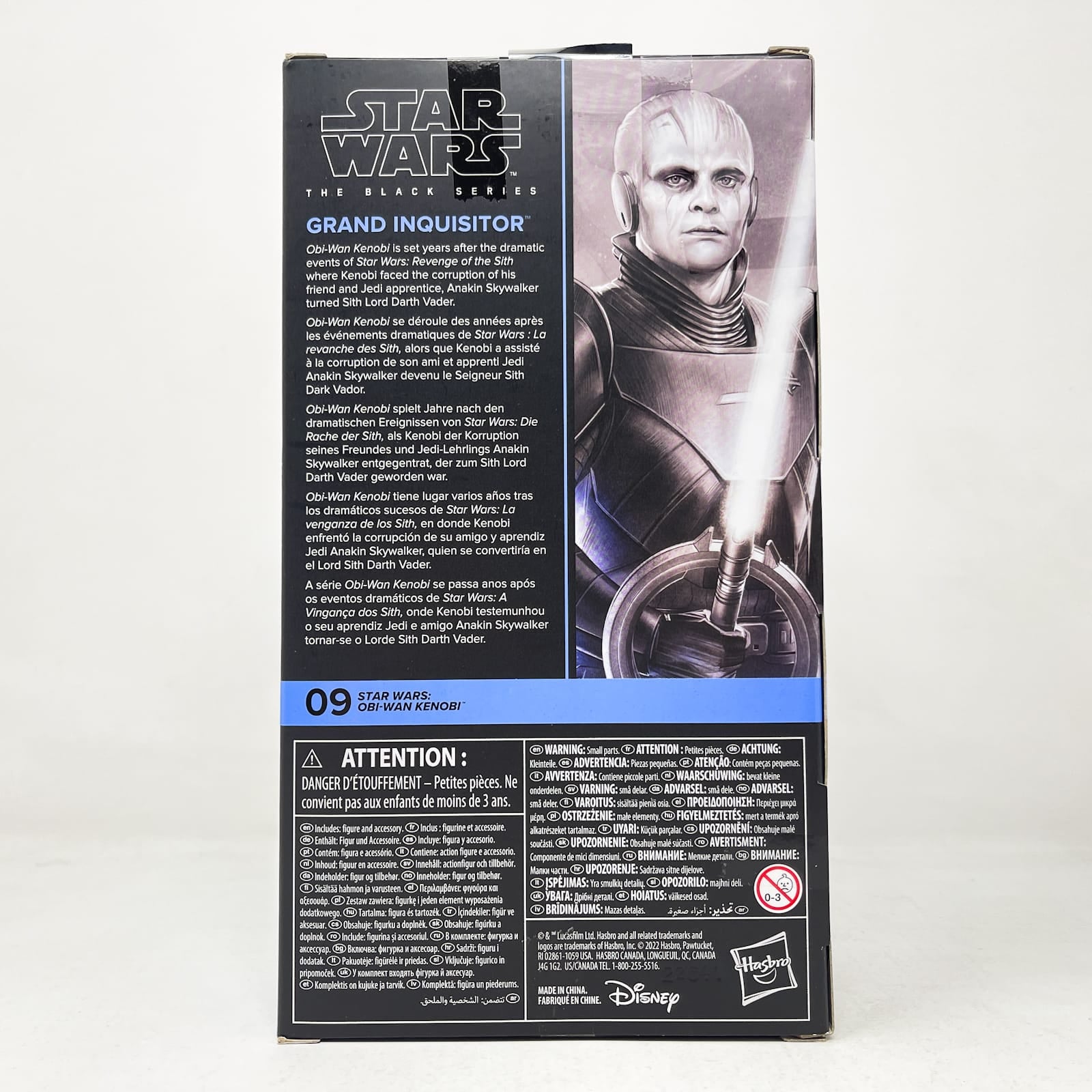 Vintage Hasbro Star Wars Black Series Sealed Figures Grand Inquisitor OBI 09 - Hasbro Black Series (2022)