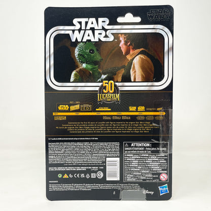 Vintage Hasbro Star Wars Black Series Sealed Figures Greedo (Kenner) - 50th Anniversary - Hasbro Black Series (2021)