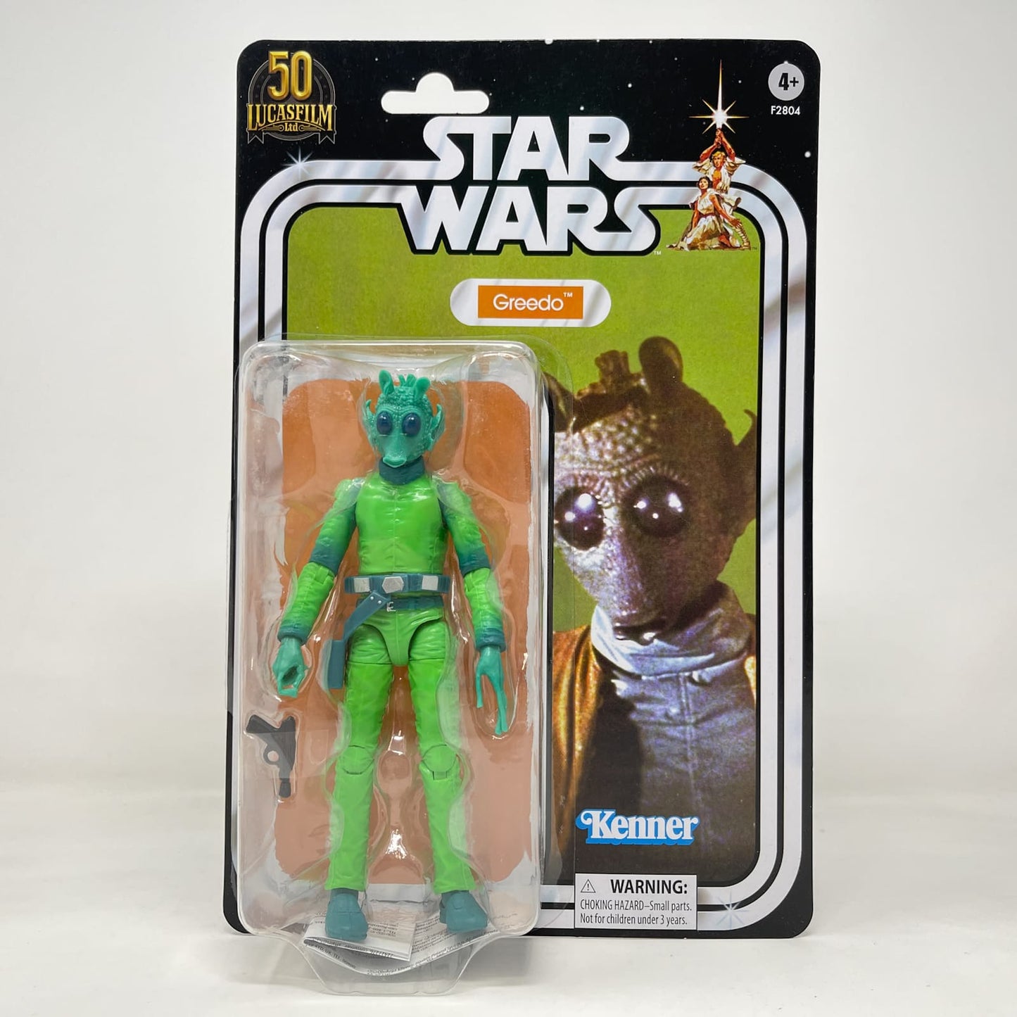 Vintage Hasbro Star Wars Black Series Sealed Figures Greedo (Kenner) - 50th Anniversary - Hasbro Black Series (2021)