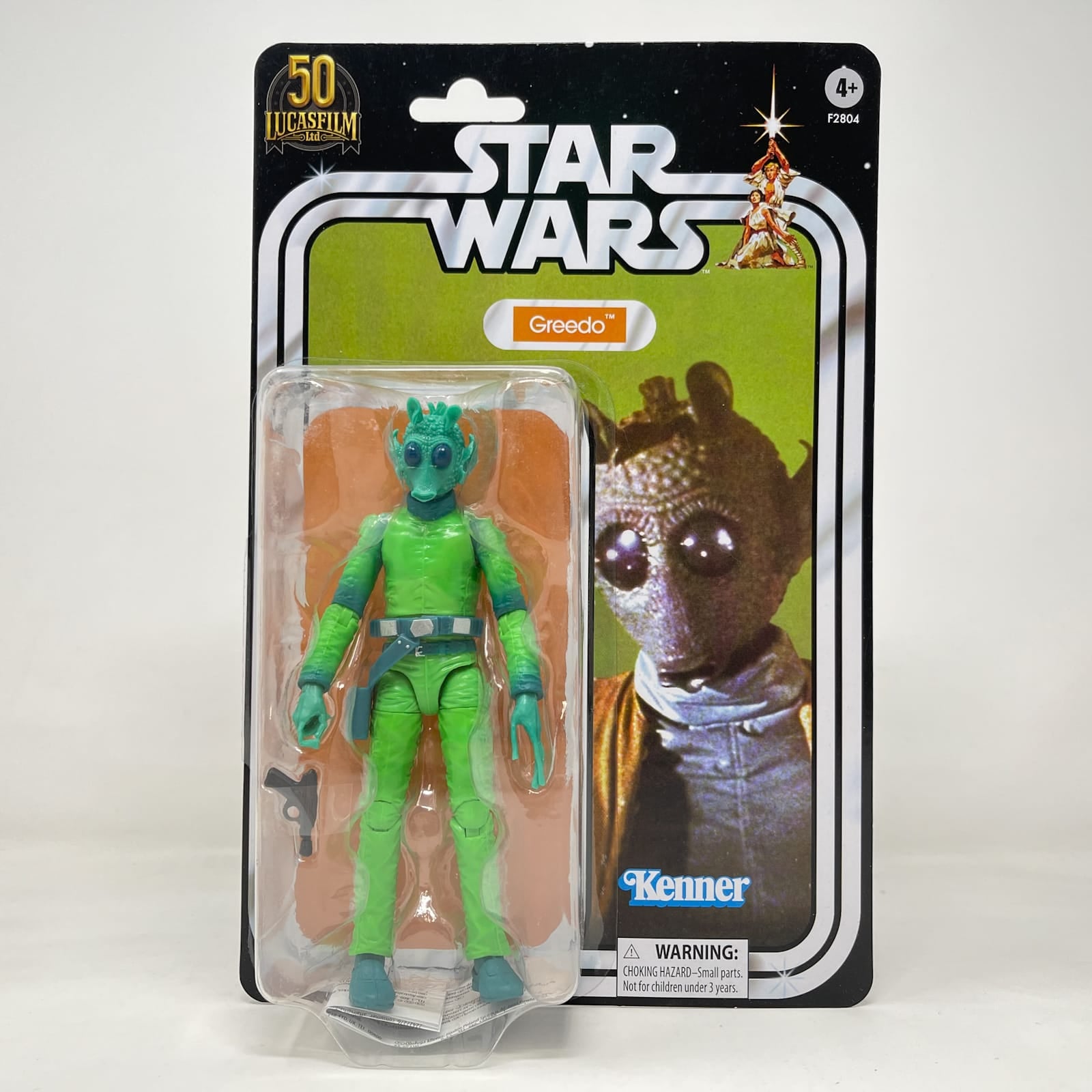 Vintage Hasbro Star Wars Black Series Sealed Figures Greedo (Kenner) - 50th Anniversary - Hasbro Black Series (2021)