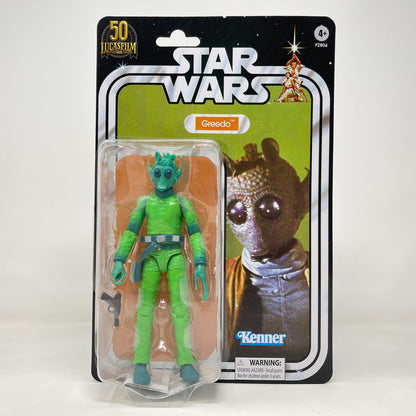 Vintage Hasbro Star Wars Black Series Sealed Figures Greedo (Kenner) - 50th Anniversary - Hasbro Black Series (2021)
