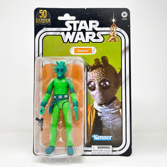 Vintage Hasbro Star Wars Black Series Sealed Figures Greedo (Kenner) - Black Series 50th Hasbro Star Wars Action Figure