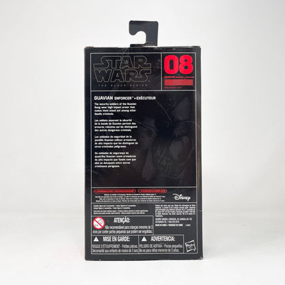 Vintage Hasbro Star Wars Black Series Sealed Figures Guavian Enforcer #08 (2015) - Black Series Hasbro Star Wars Action Figure