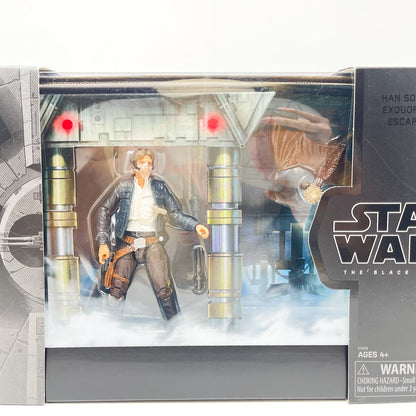 Vintage Hasbro Star Wars Black Series Sealed Figures Han Solo & Mynock Exogorth Escape (SDCC) - Black Series Hasbro Star Wars Action Figure