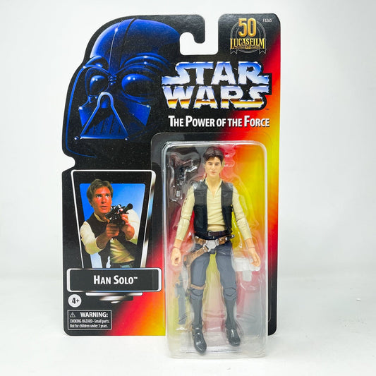 Vintage Hasbro Star Wars Black Series Sealed Figures Han Solo (POTF2) - Black Series 50th Hasbro Star Wars Action Figure