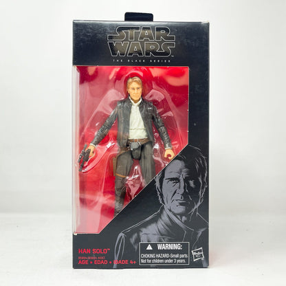 Vintage Hasbro Star Wars Black Series Sealed Figures Han Solo (TFA) #18 - Black Series Hasbro Star Wars Action Figure