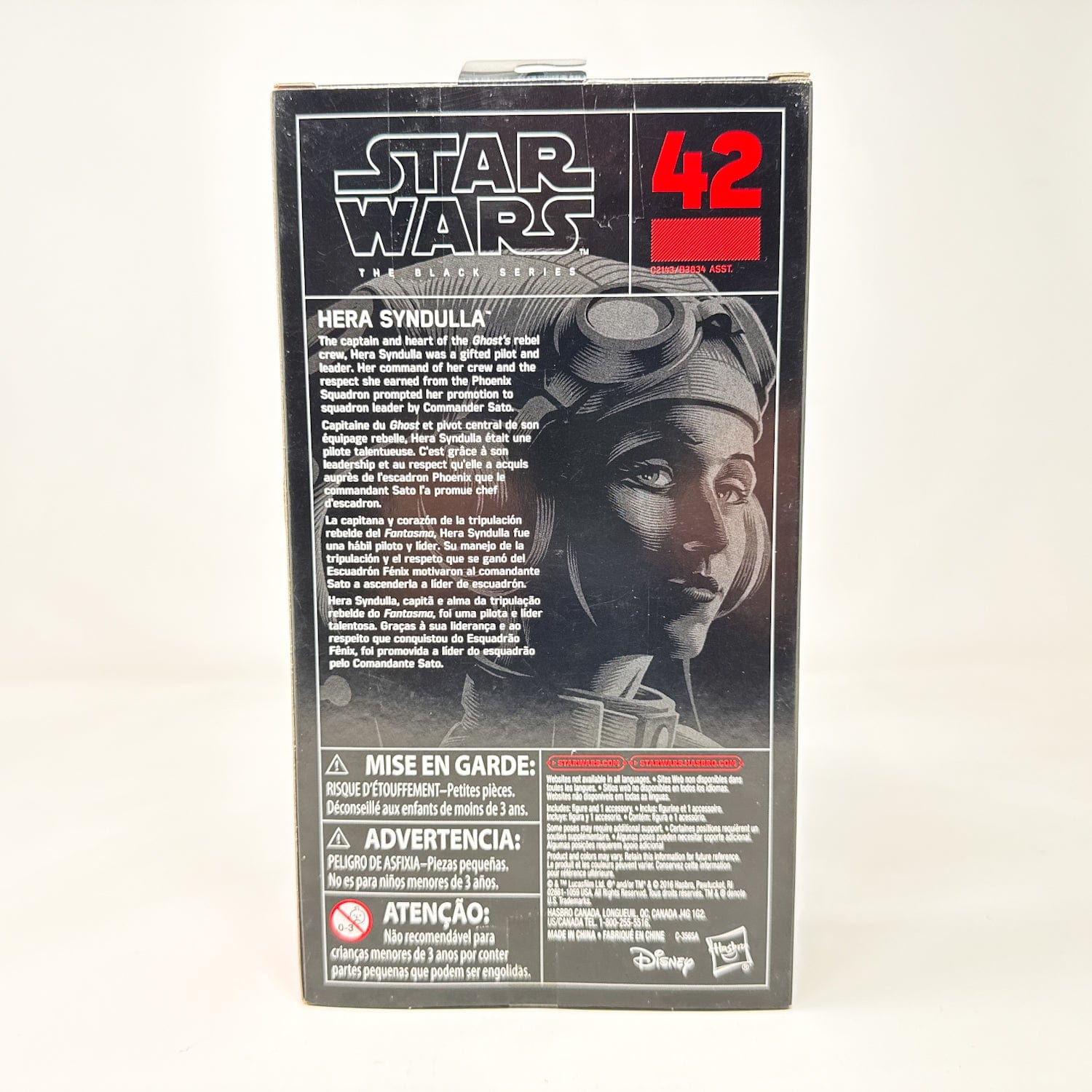 Vintage Hasbro Star Wars Black Series Sealed Figures Hera Syndulla (Rebels) #42 - Black Series Hasbro Star Wars Action Figure