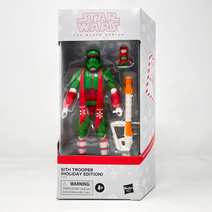 Vintage Hasbro Star Wars Black Series Sealed Figures Holiday Sith Trooper with Anzellan - Hasbro Black Series (2020)