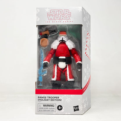 Vintage Hasbro Star Wars Black Series Sealed Figures Holiday Snowtrooper with Porg - Hasbro Black Series (2020)