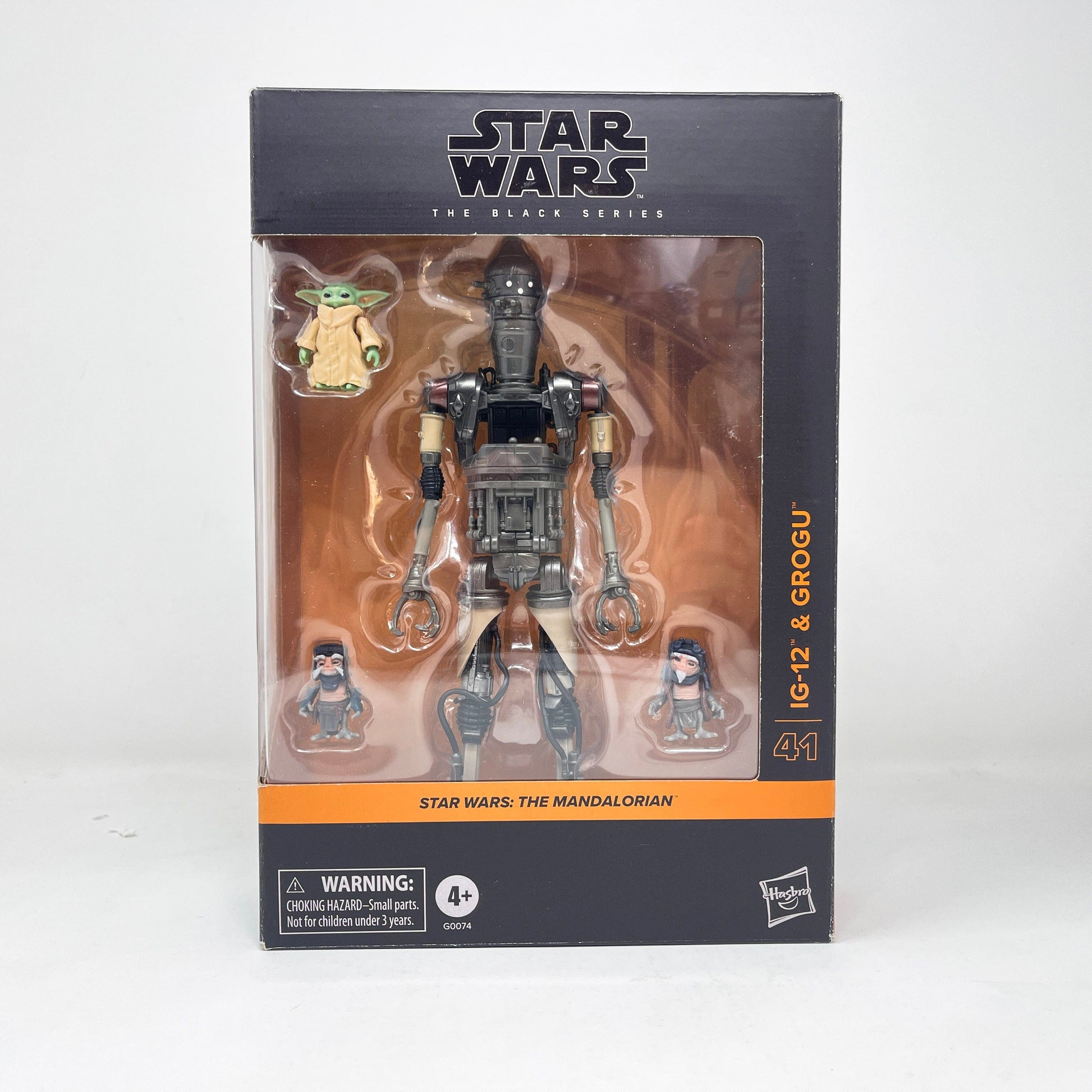 Vintage Hasbro Star Wars Black Series Sealed Figures IG-12 & Grogu (Deluxe) - Black Series Hasbro Star Wars