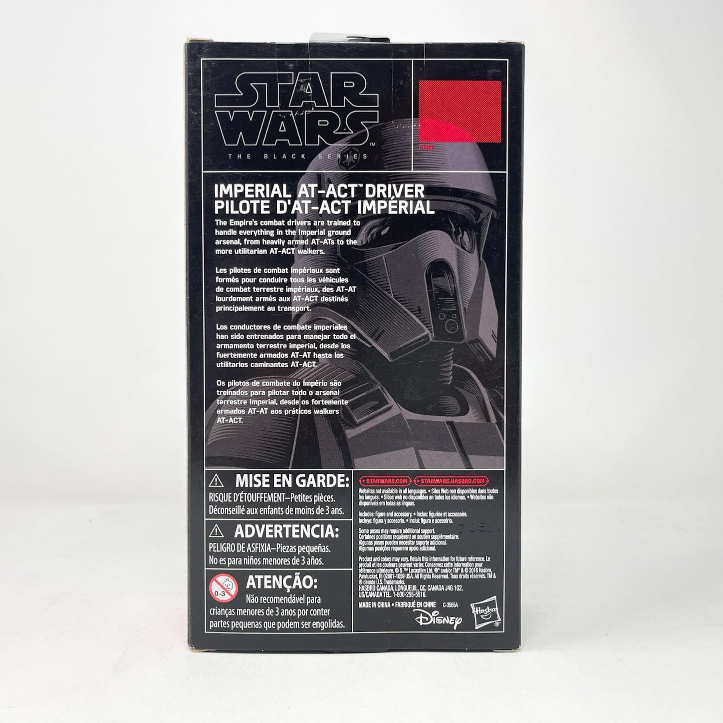 Vintage Hasbro Star Wars Black Series Sealed Figures Imperial AT-ACT Driver - Black Series Hasbro Star Wars Action Figure