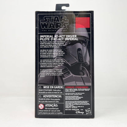 Vintage Hasbro Star Wars Black Series Sealed Figures Imperial AT-ACT Driver (Target Exclusive) - Black Series Hasbro Star Wars Action Figure