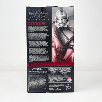 Vintage Hasbro Star Wars Black Series Sealed Figures Imperial Clone Shock Trooper (The Bad Batch) BB 07 - Black Series Hasbro Star Wars Action Figure