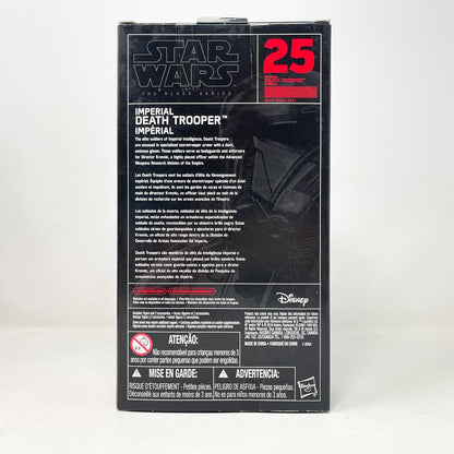 Vintage Hasbro Star Wars Black Series Sealed Figures Imperial Death Trooper #25 (2016) - Black Series Hasbro Star Wars Action Figure