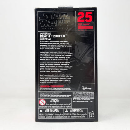 Vintage Hasbro Star Wars Black Series Sealed Figures Imperial Death Trooper #25 (2016) - Black Series Hasbro Star Wars Action Figure