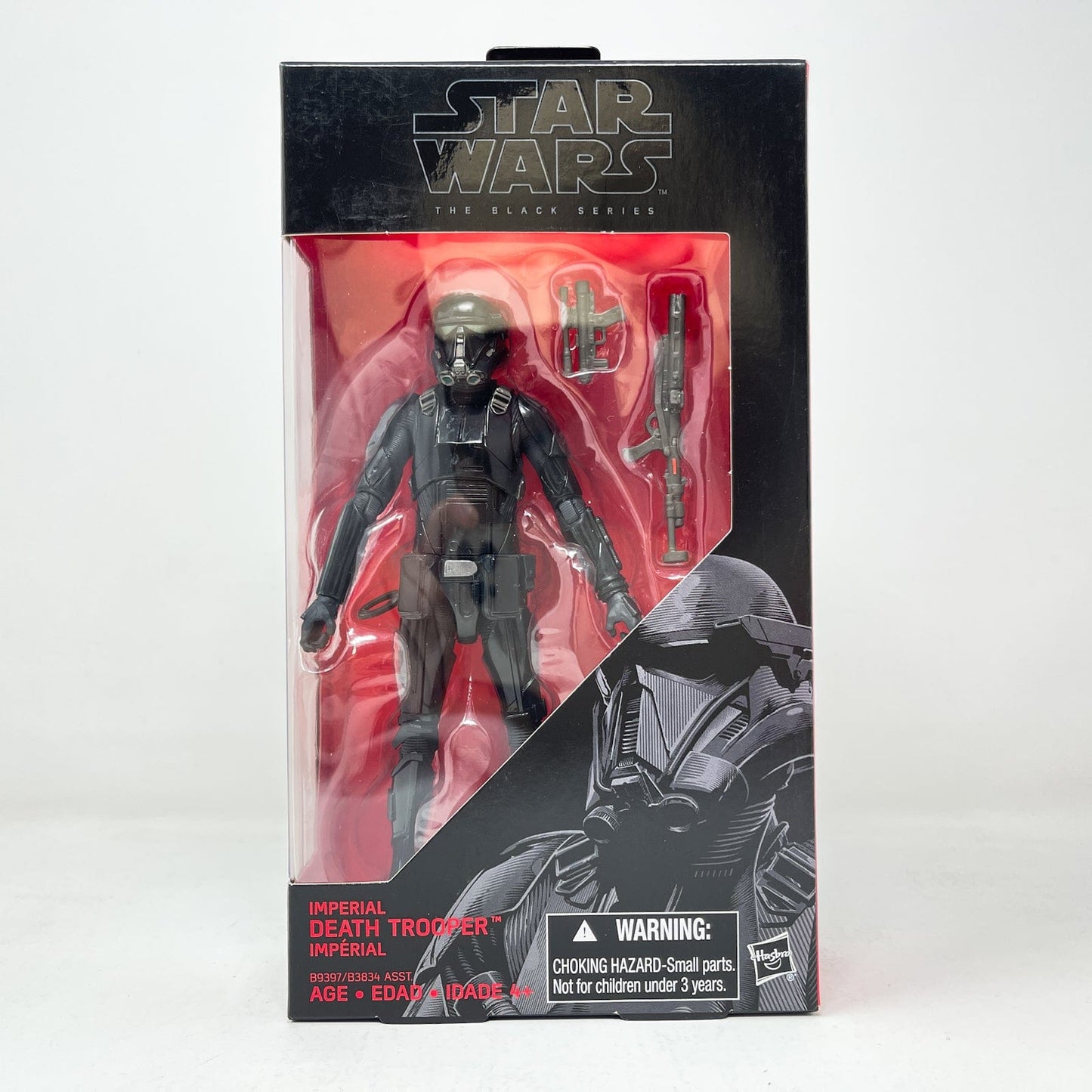 Vintage Hasbro Star Wars Black Series Sealed Figures Imperial Death Trooper #25 (2016) - Black Series Hasbro Star Wars Action Figure