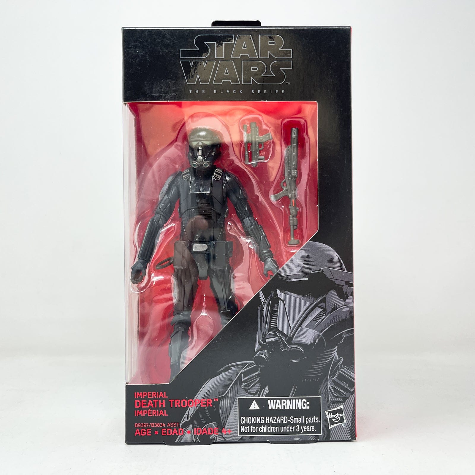 Vintage Hasbro Star Wars Black Series Sealed Figures Imperial Death Trooper #25 (2016) - Black Series Hasbro Star Wars Action Figure